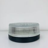 Round molded glass wall light from the 50s, ceiling light