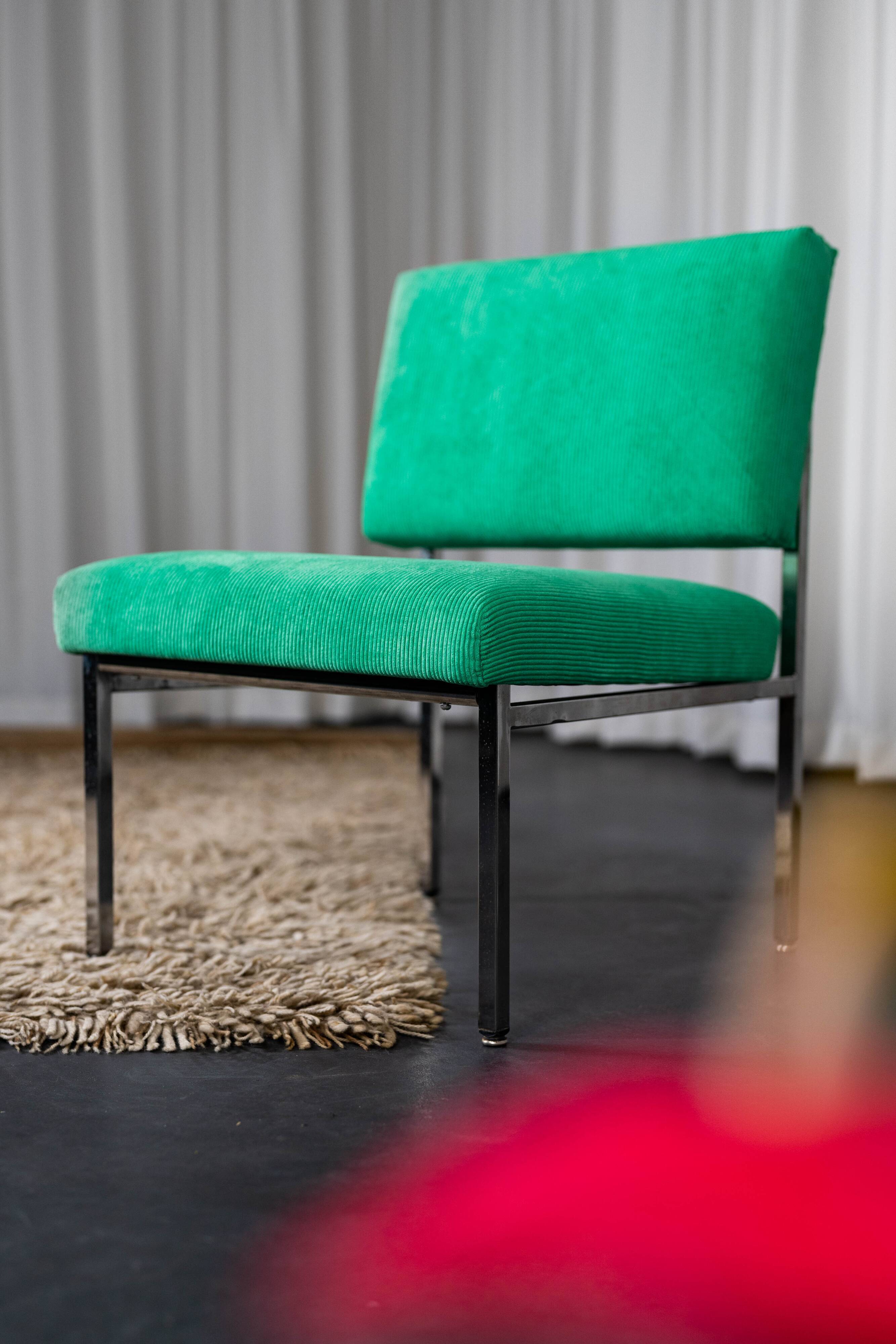 Seventies corduroy armchair