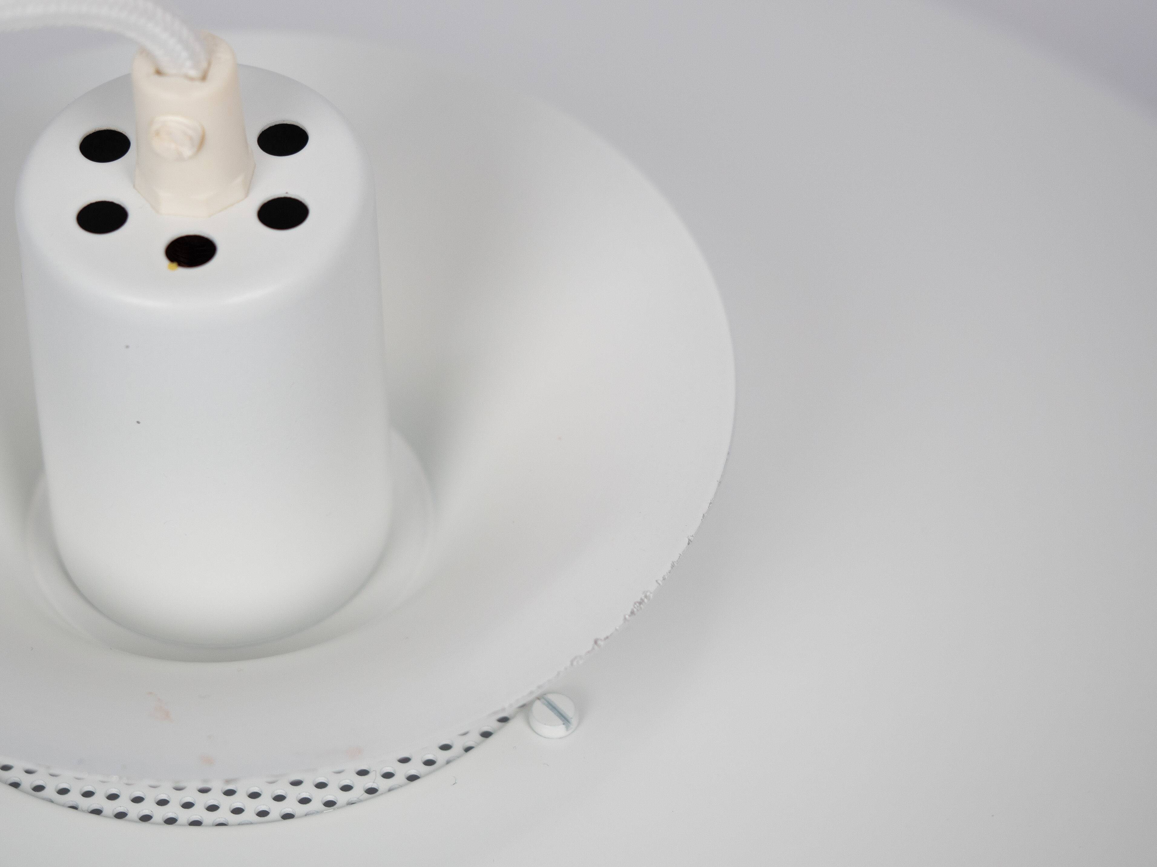 Pair of 2 vintage pendant lamps Volga by Kurt Wiborg, Jeka, 1980s