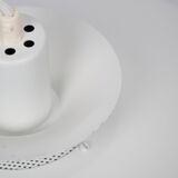 Pair of 2 vintage pendant lamps Volga by Kurt Wiborg, Jeka, 1980s