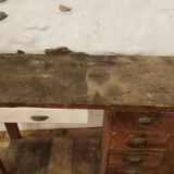 Established console wood drawers workshop