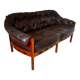 2/3-seater canapé Arne Norrell for COJA Sweden in leather