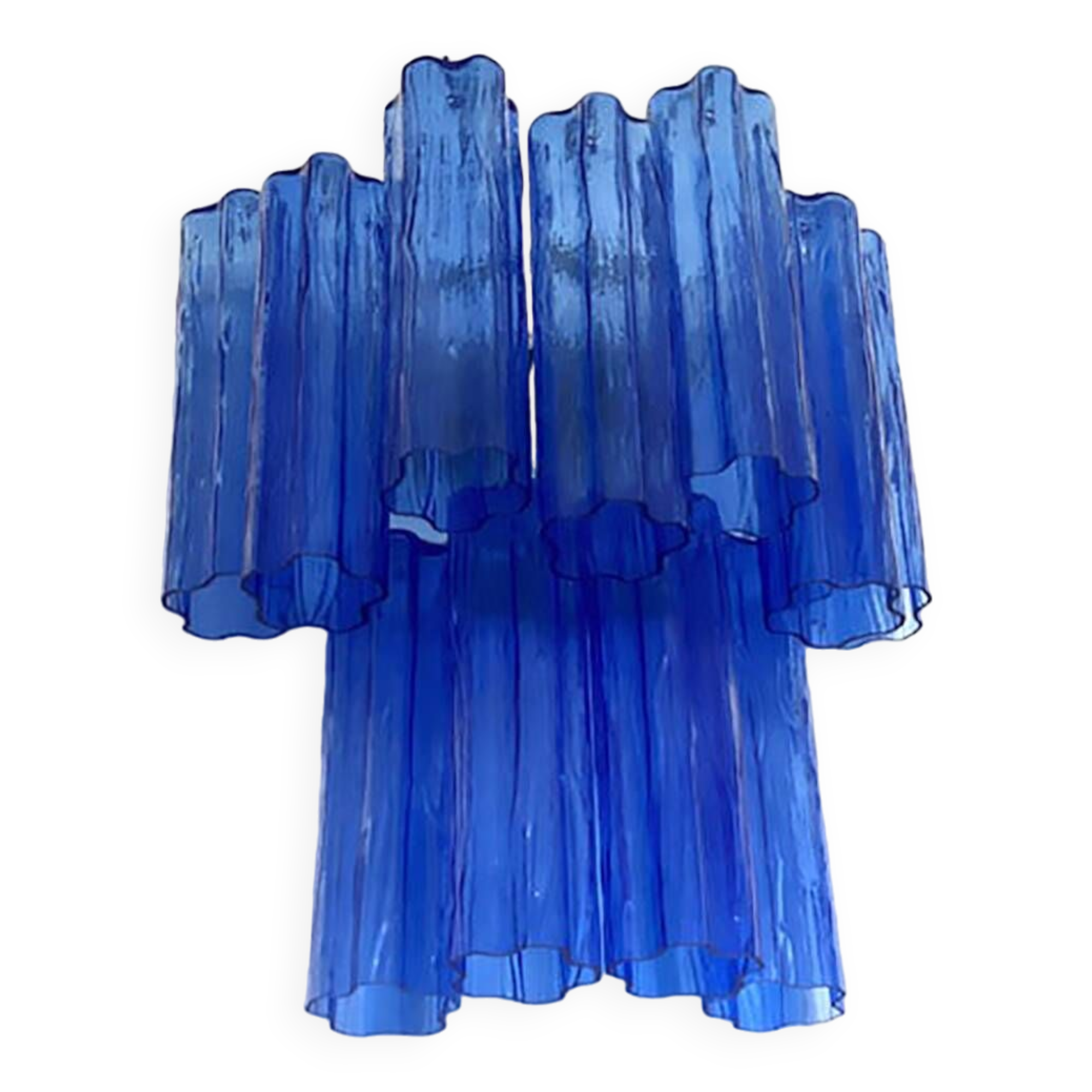 Contemporary Blue “Tronchi” Wall Sconce in Venini Style