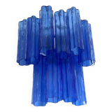Contemporary Blue “Tronchi” Wall Sconce in Venini Style
