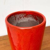 Mid-century minimalist vase WGP in West German ceramic by Marschner Kunsttöpferei, 1960s.