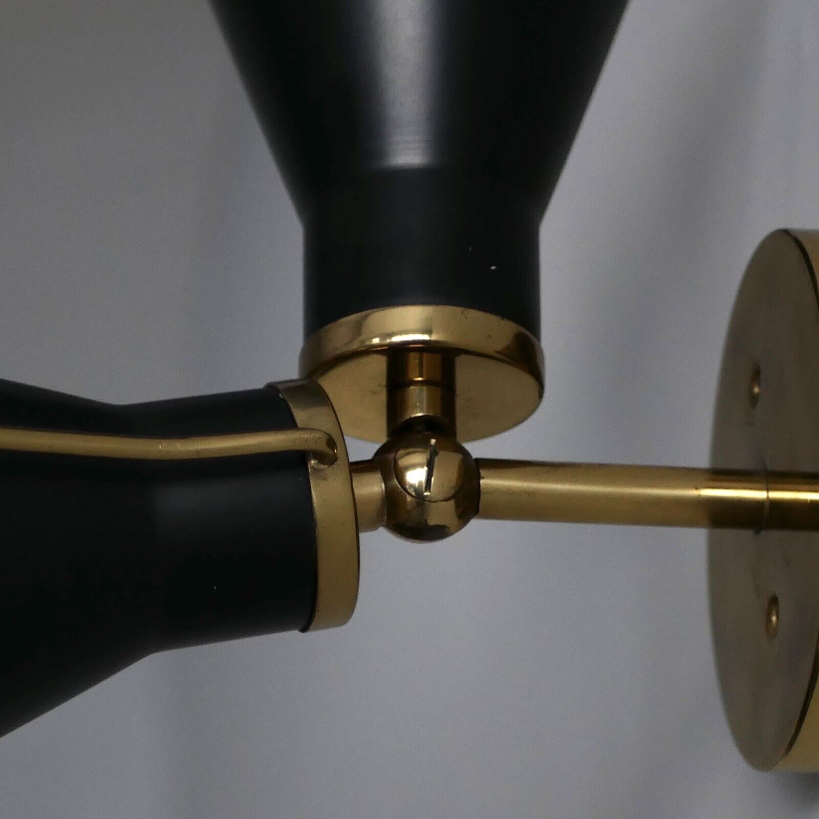 Applique murale italienne en laiton des années 1950 – Modèle 131 de Gino Sarfatti Arteluce - Design