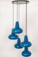 Large cascading glass chandelier design by Peill Putzler, Germany, 1970s.