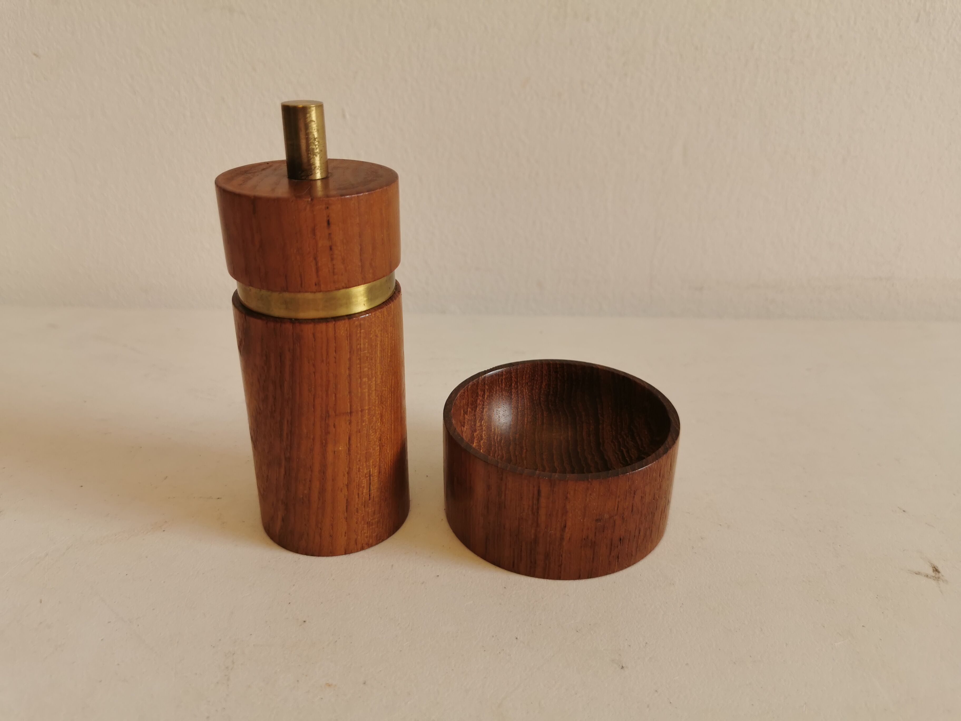 Salt and pepper set, Danish design by Sven Petersen (SAAP) from the 1950s.