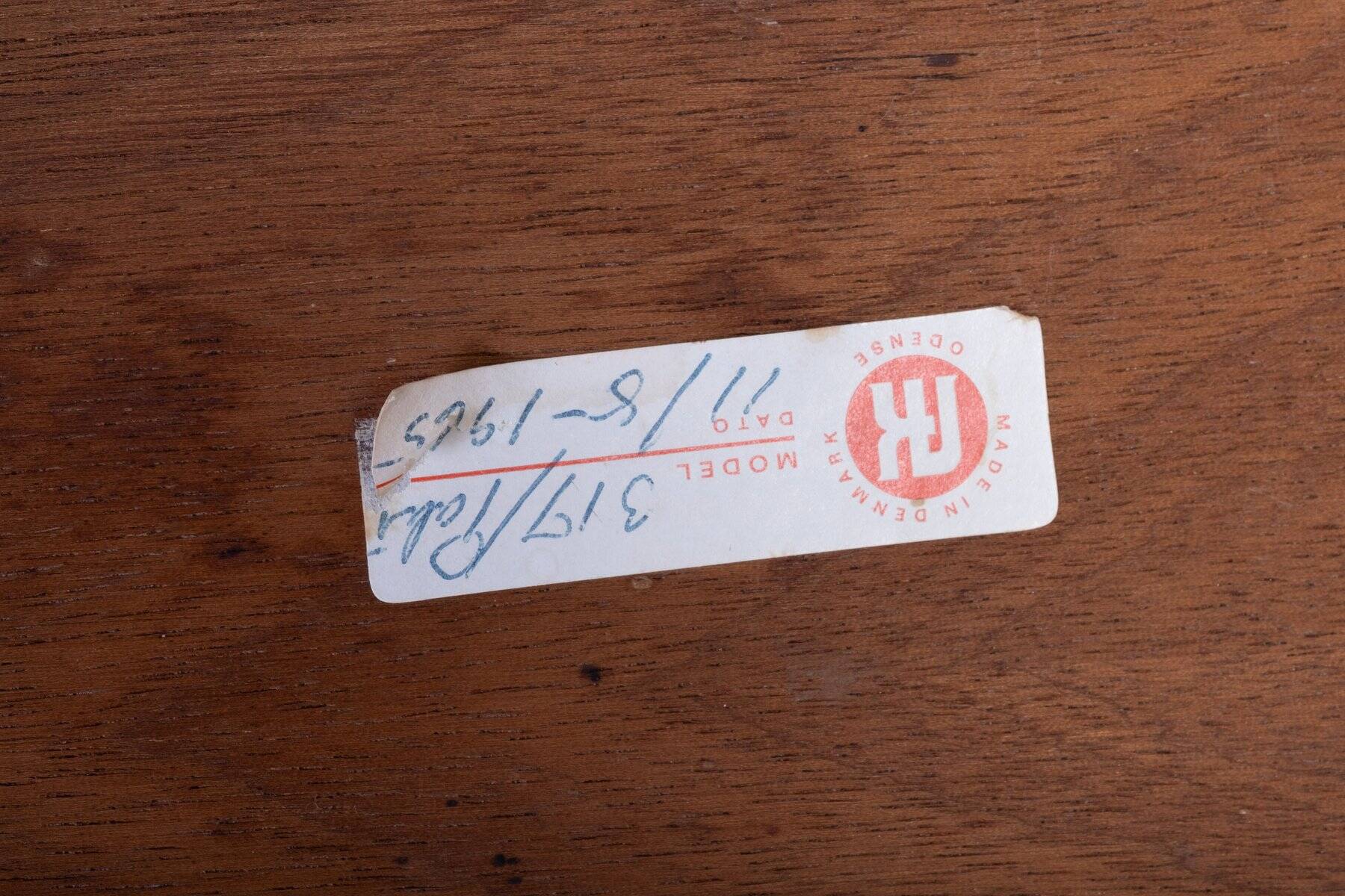 Oval Coffee Table in Rosewood attributed to Aksel Kjersgaard, Odense Møbelfabrik, 1960s