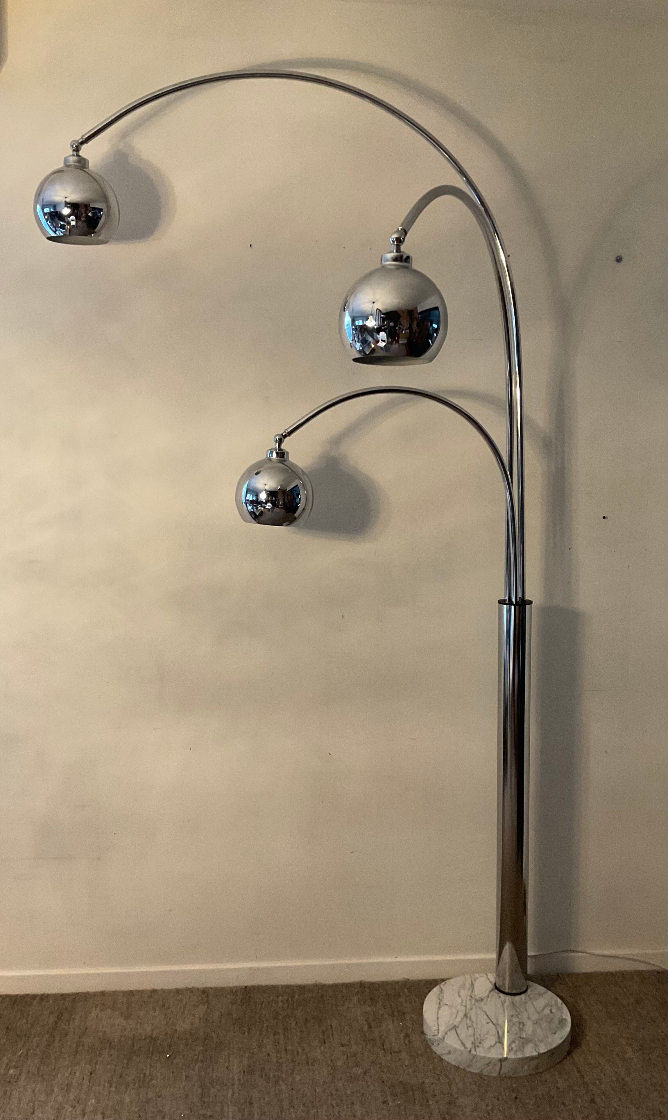 Lampadaire Muguet vintage années 70