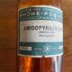 Old amidopyrazoline pharmacy bottle made of amber glass
