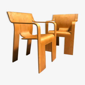 Strip armchairs by Gijs Bakker for  Castelijn