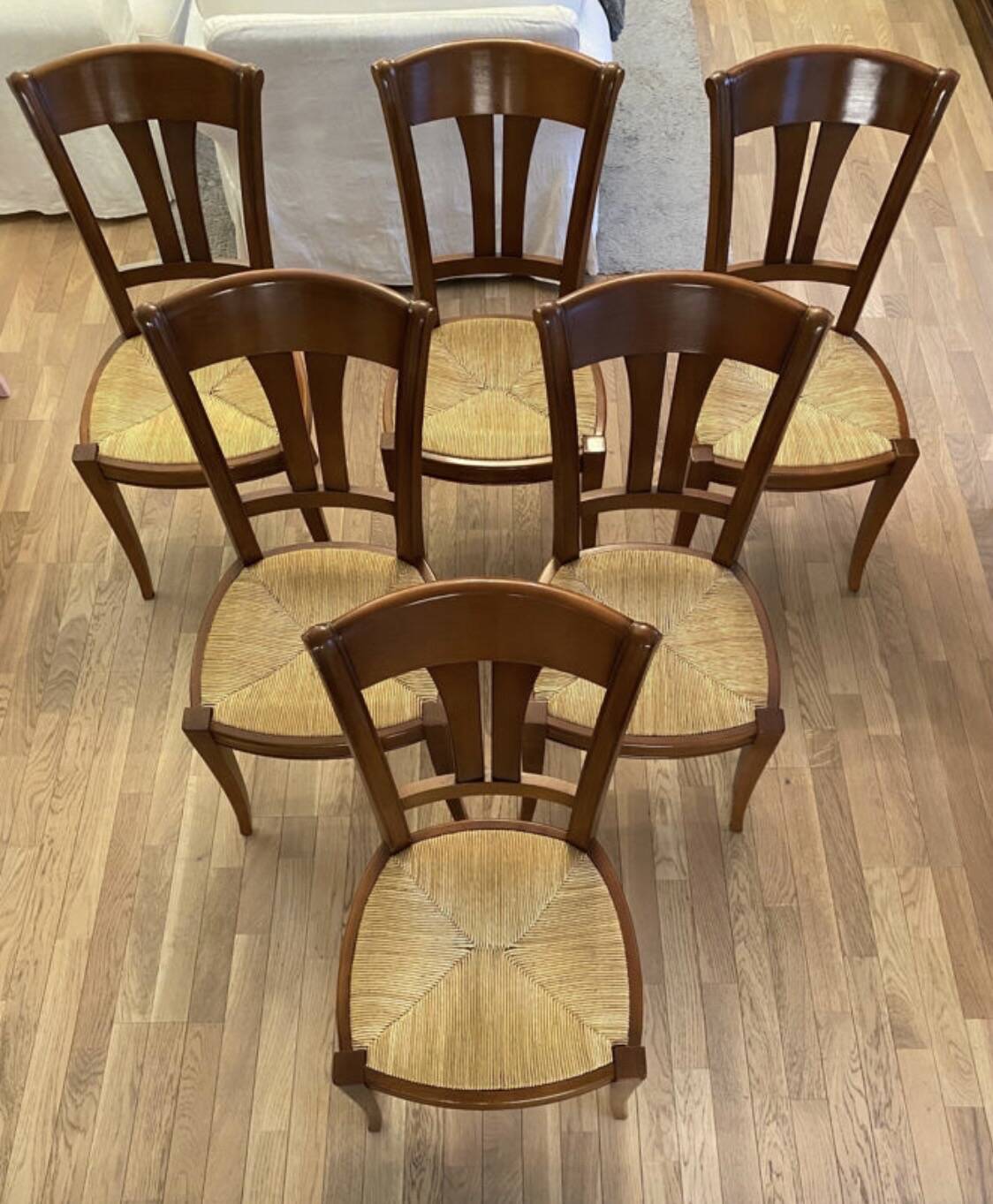 Lot 6 chaises Camaret hêtre