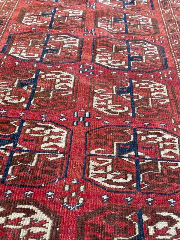 Carpet ancient afghan bukhara 92x138 cm