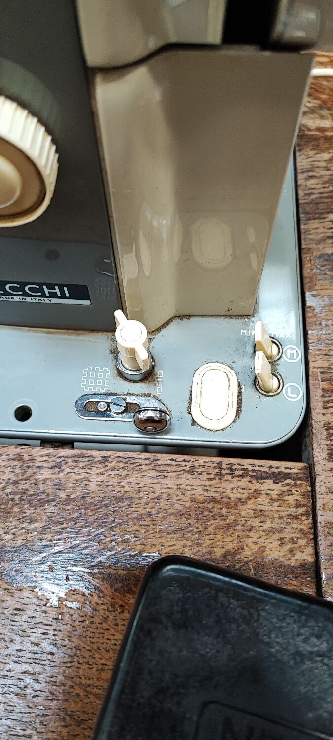 Necchi furniture and sewing machine