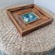 Tableau nature morte cadre en bois massif