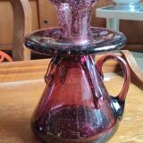 Pair of candlesticks Verrerie de Biot