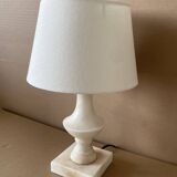 Old alabaster table lamp