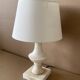 Old alabaster table lamp