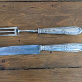 Auguste Leroy Pontoise leg of lamb service – solid silver Minerva