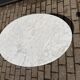 Original Knoll Tulip Oval Coffee Table Eero Saarinen Arabescato matte 107x70