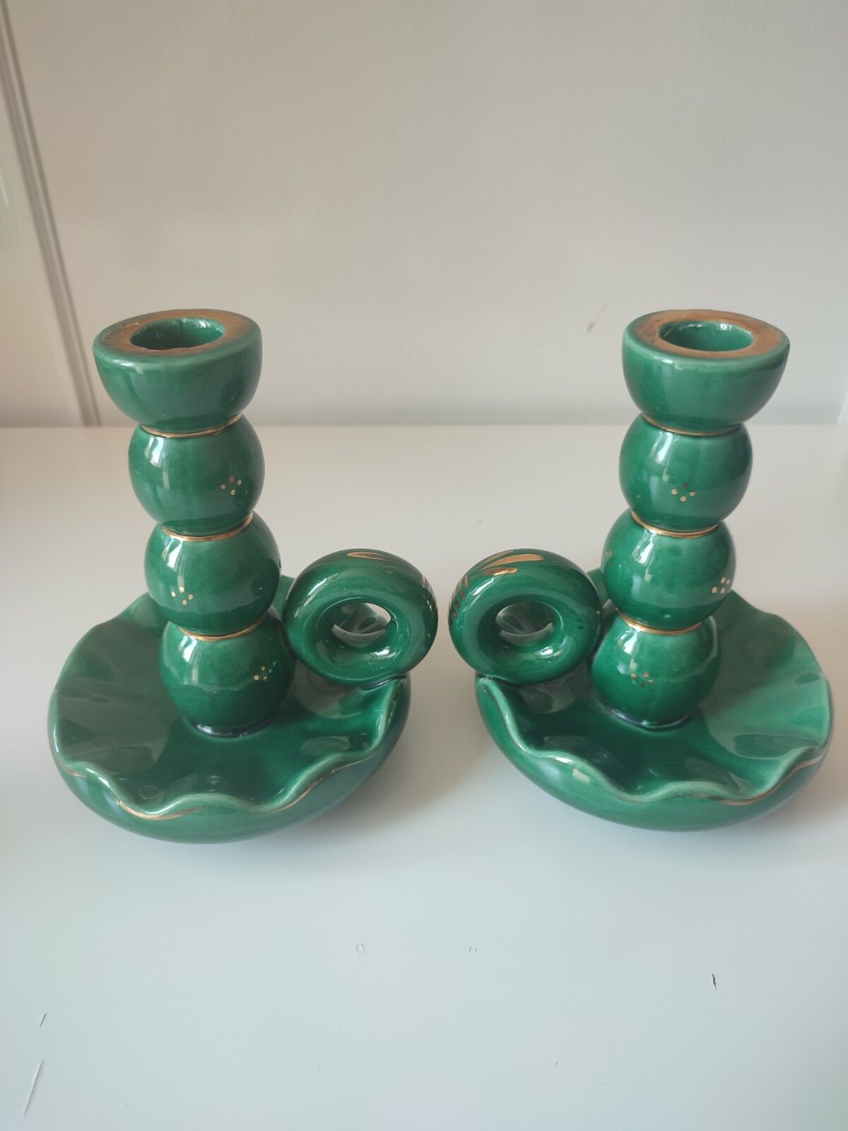 Bougeoirs en céramique