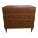 Vintage chest of drawers with tapered legs, 1950s design, 4 drawers.
