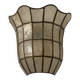 Vintage wall light, mother-of-pearl and brass, France, 1970.