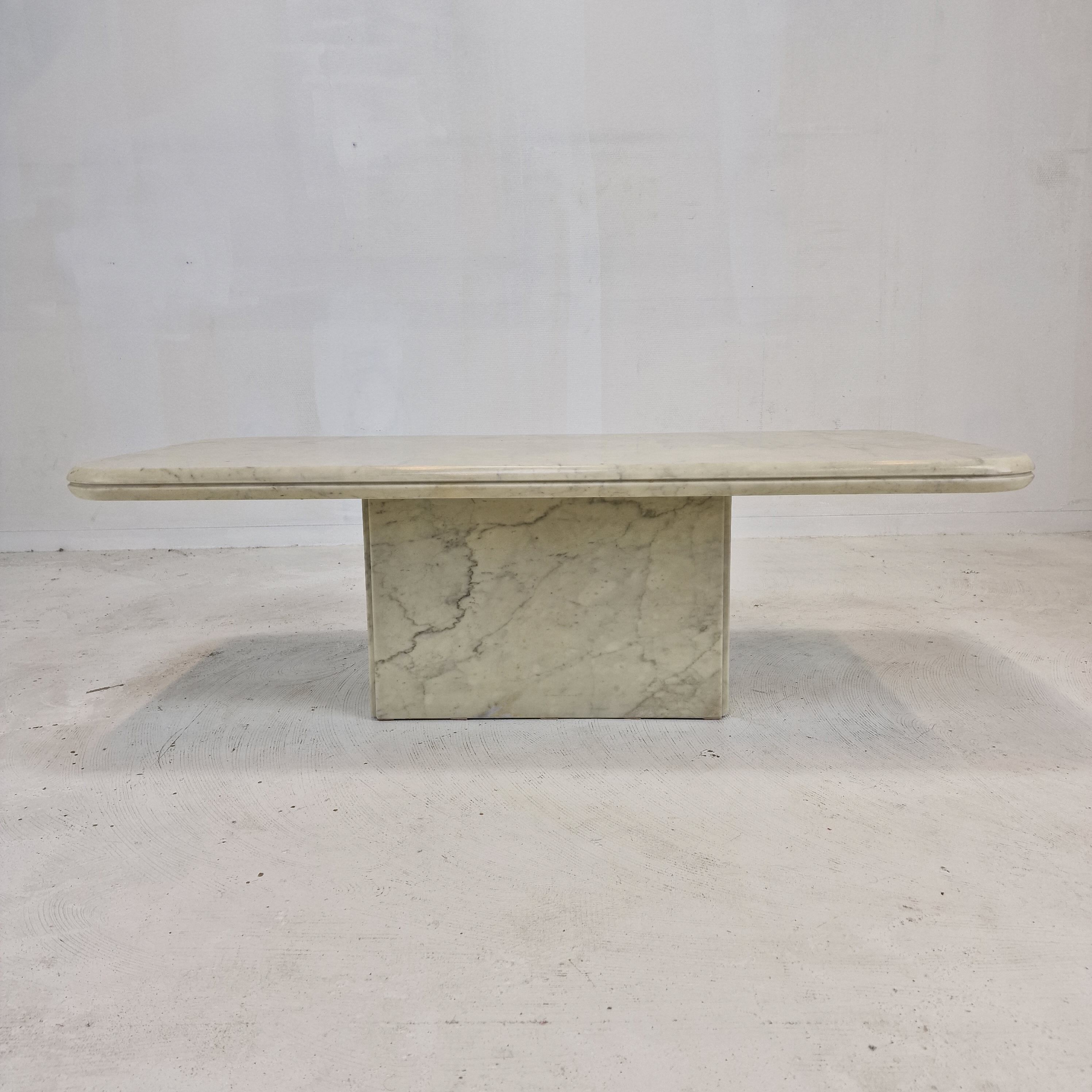 Italian marble coffee table, 1970's
