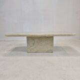 Table basse en marbre italien, années 1970