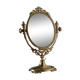 Miroir de table psyché laiton doré, 18x27cm