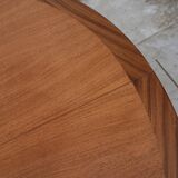 1960s round diningtable in teak from Lübke