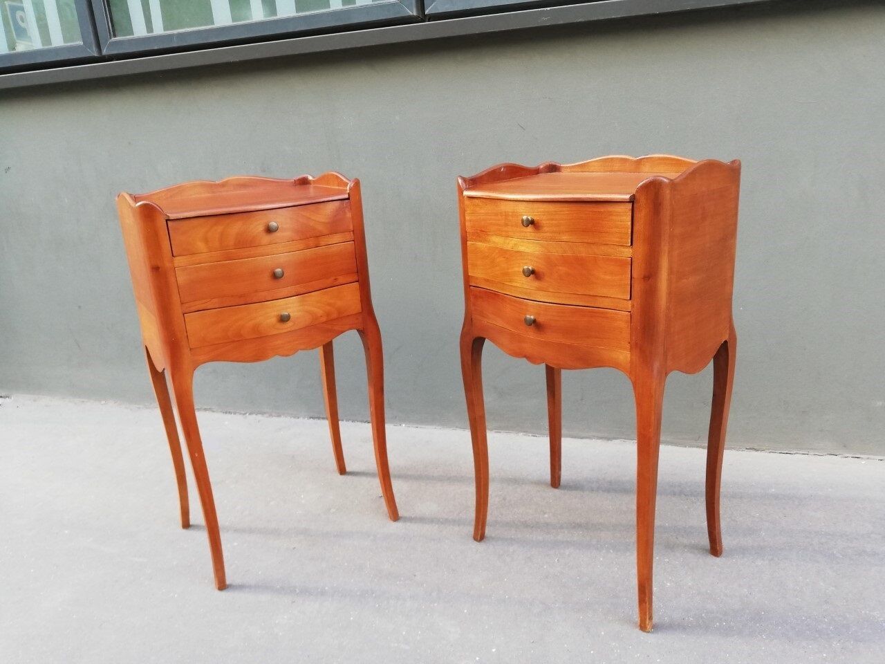 Pair of Louis XV style bedside tables