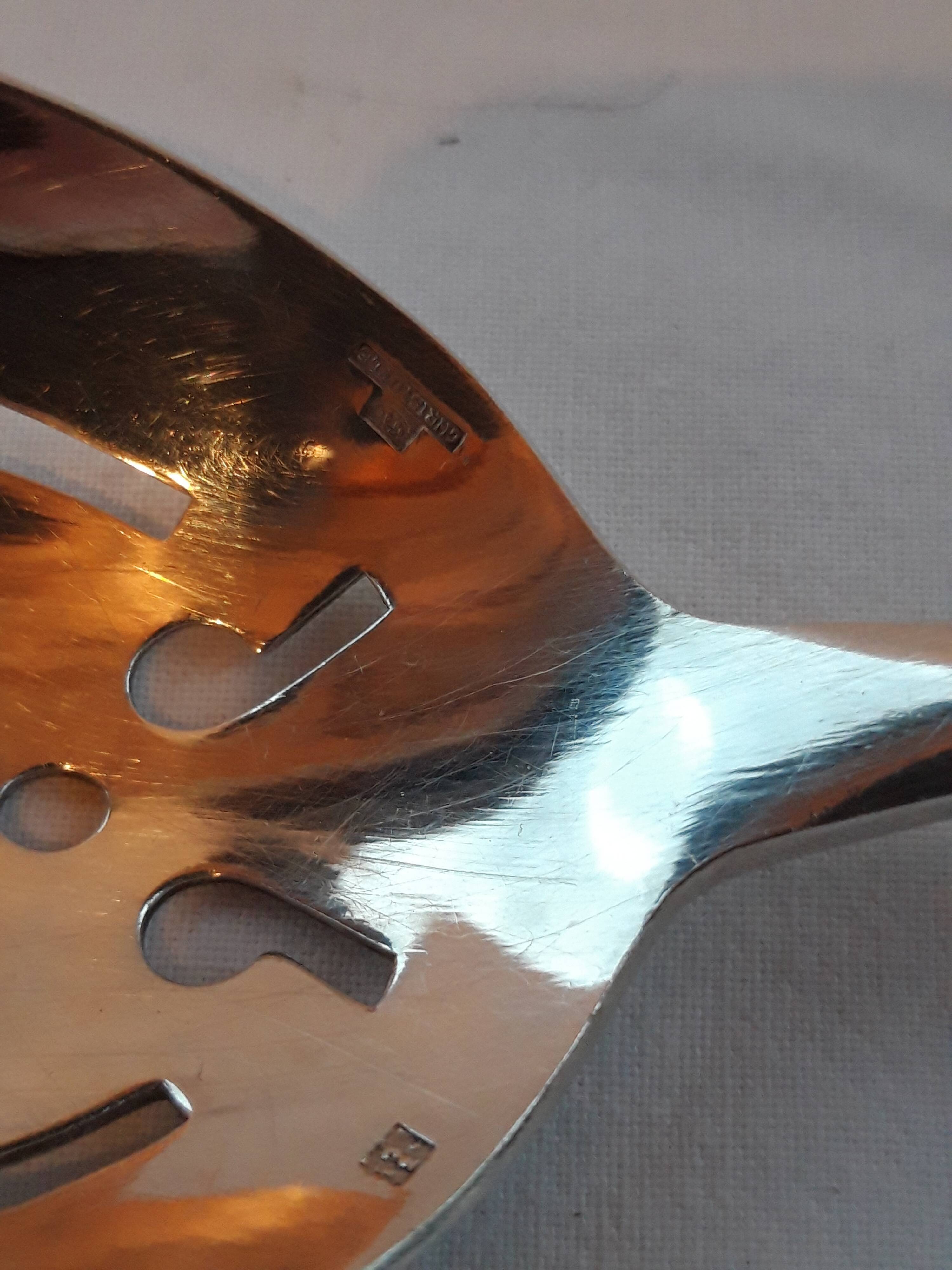 Christofle ice bucket and his spoon