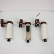 Set of 3 Midcentury Wall Lamps Napako, Designed by Josef Hurka, 1960s, CZS