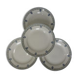 4 dessert plates from St Amand
