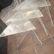 Table gigogne plexiglass triangle 90's