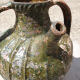 Dig jug pottery vase ancient terracotta green