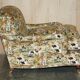 Pair of Howard Custom Love Seat Armchairs in Mulberry Silk Velvet