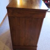 Rare pretty old chest of drawers with 4 drawers - Louis Philippe style in Walnut