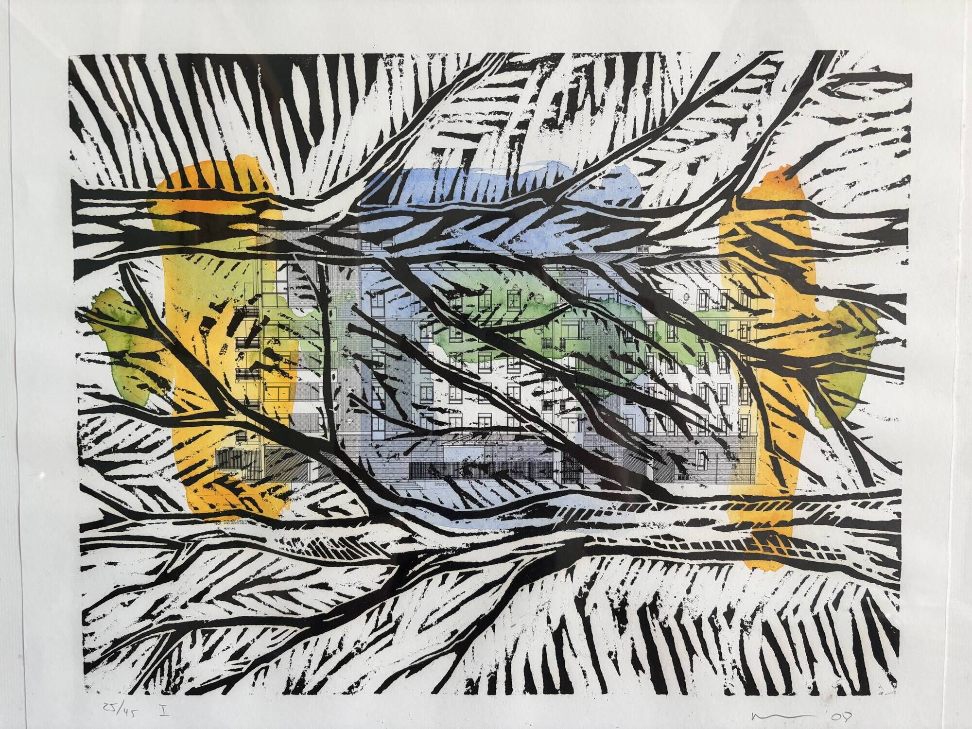 Gravure encadrée Martin Bruneau, signée et numérotée – 2008