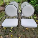 4 skai chairs