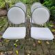 4 Chaises en skai