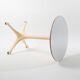 80s pedestal side table by George Nelson for Herman Miller