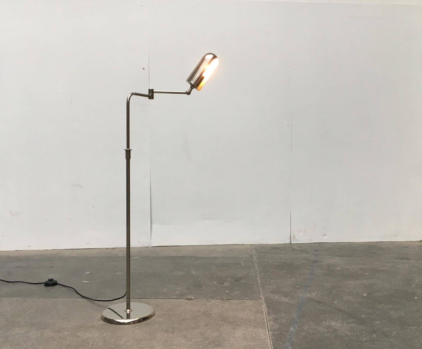 Hollywood Regency floor lamp by Florian Schulz, 1980s