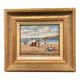 Tableau - Scène de plage XIXe