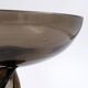 Mid-Century Twisted smoked Glass Bowl - Italy, Murano 1960s