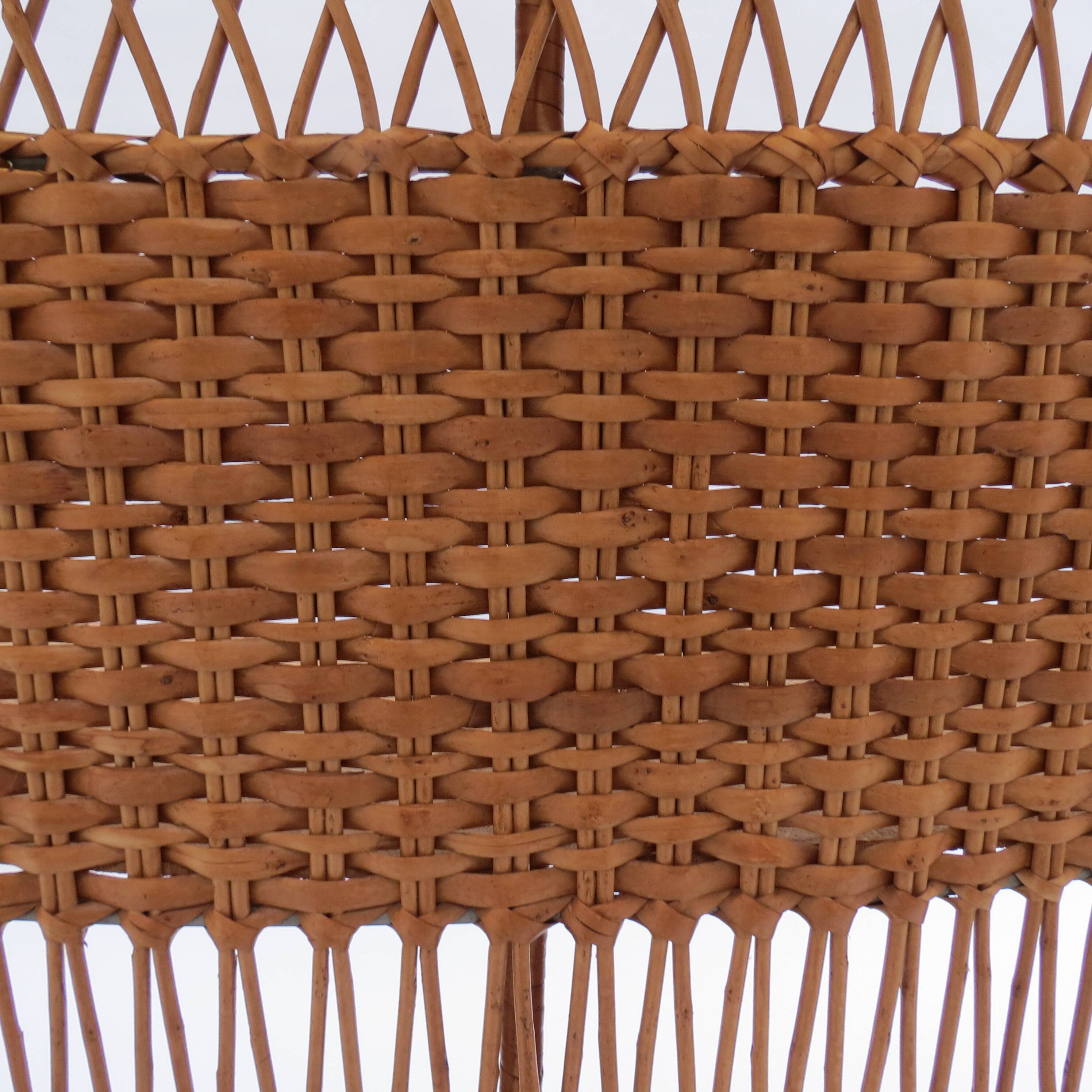 1970s rattan boho freestanding bar