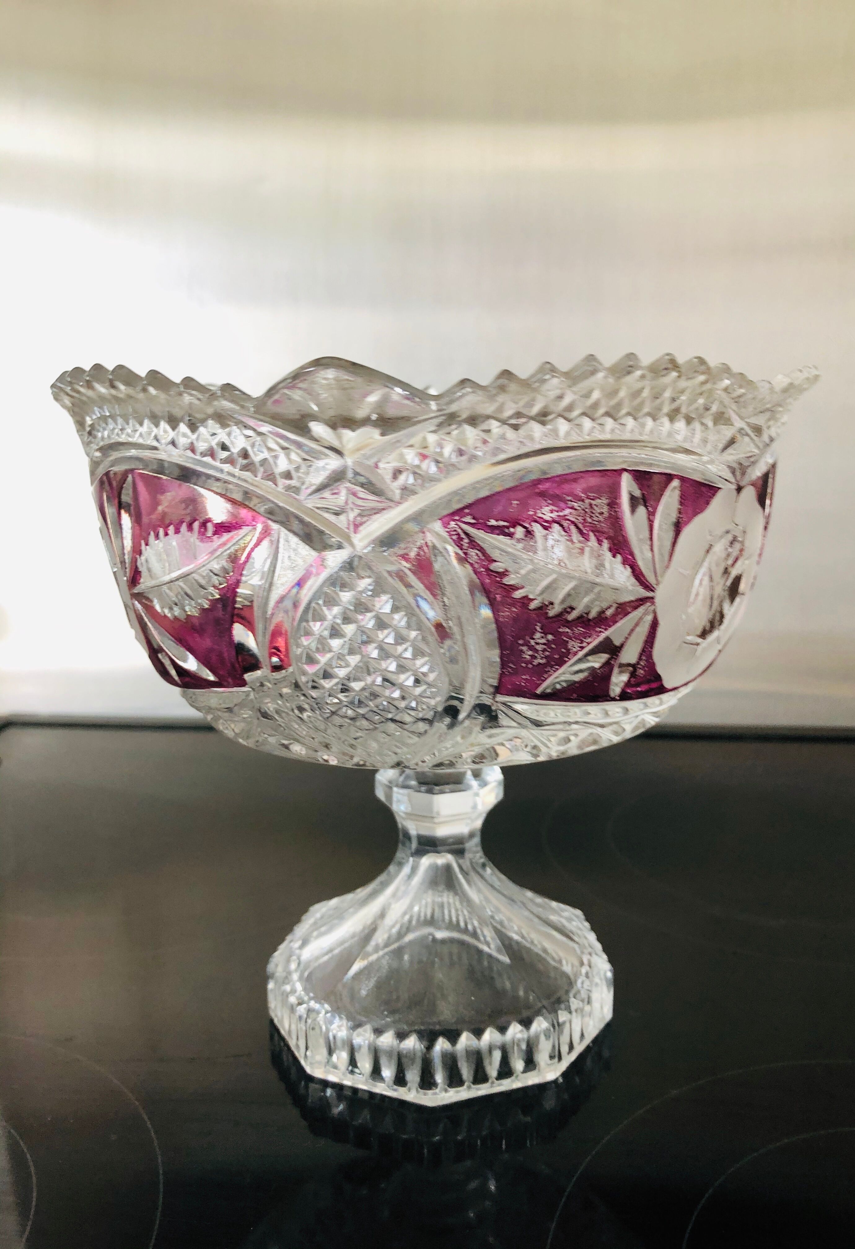 Bohemian crystal cup