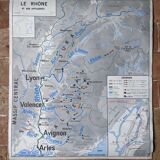 School map Rhône and Elevage
